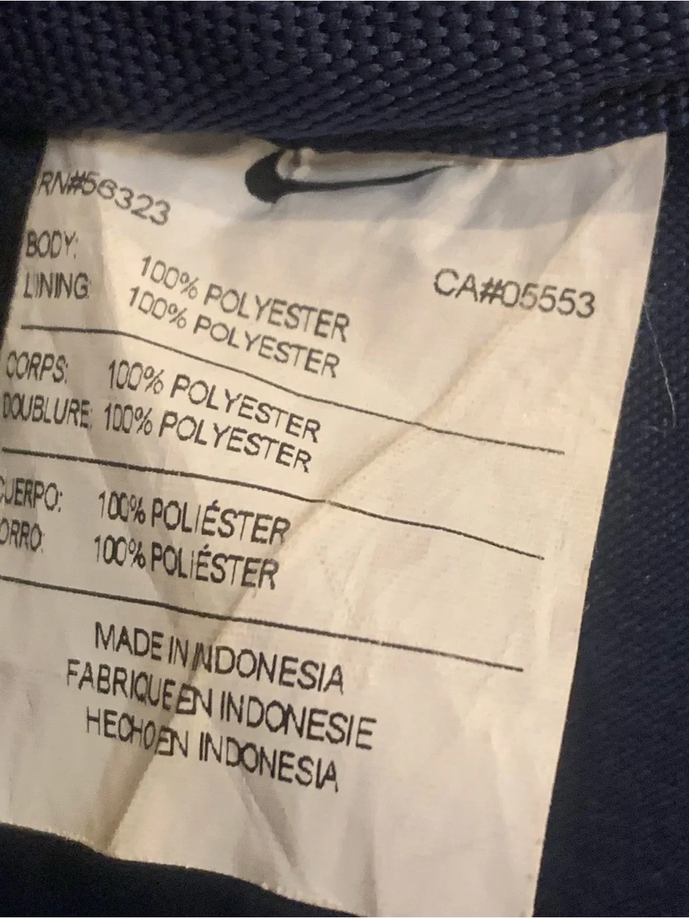 Nike spacious backpack